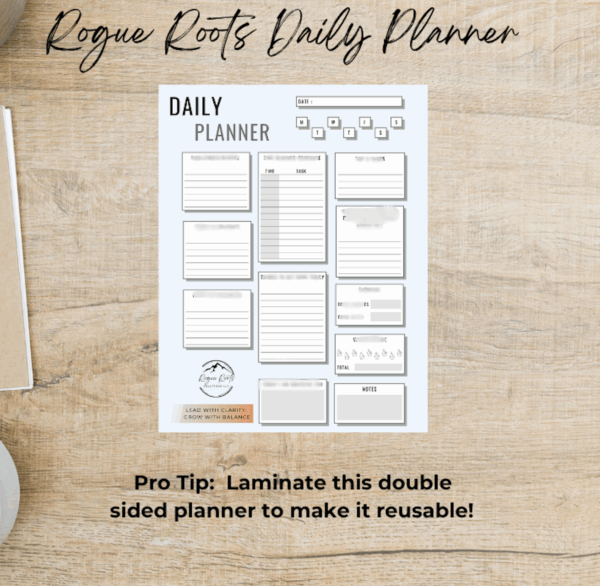 The Rogue Roots Daily Planner - Image 2