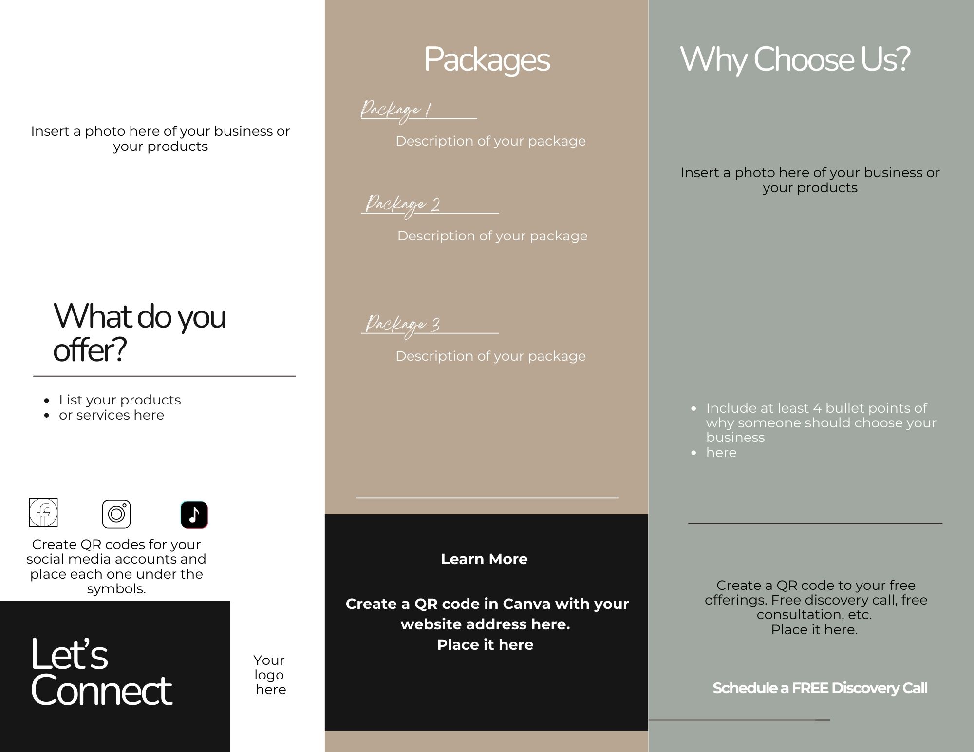 Your Fully Customizable Trifold Brochure - Image 2