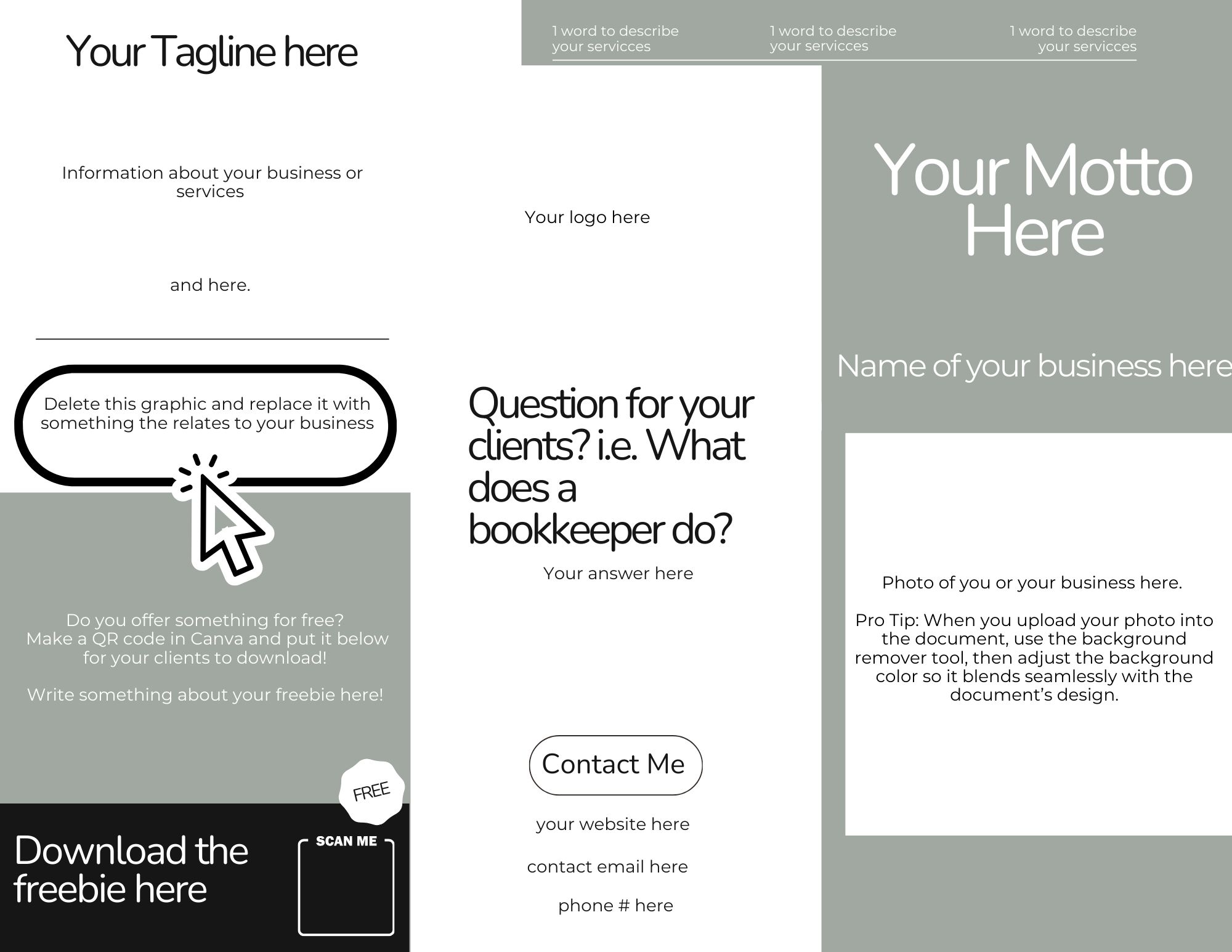 Your Fully Customizable Trifold Brochure - Image 3